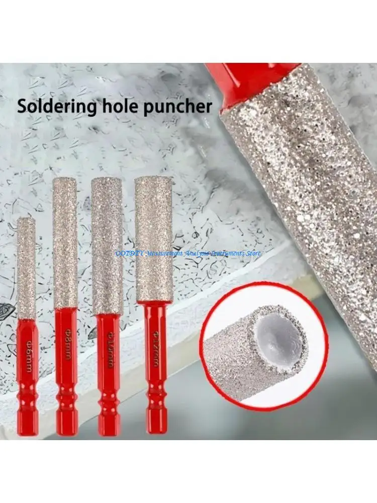 

367D Паяная алмазная кольцевая пила Сверло с шестигранным хвостовиком и усиленной зернистостью для быстрого сухого сверления в и