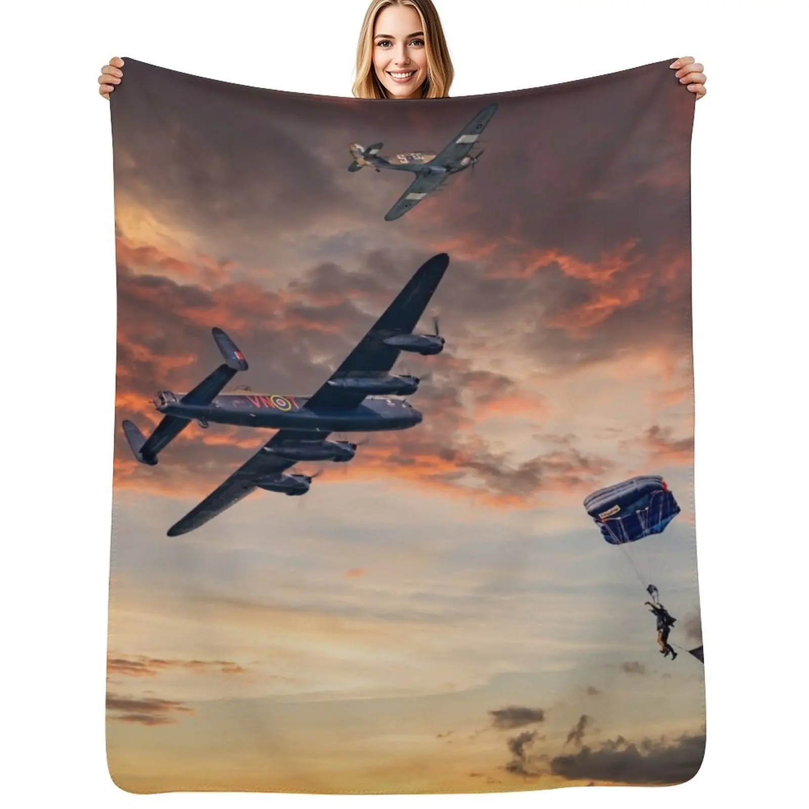 Battle of Britain Memorial Flight Throw Blanket Summer Decorative Sofas Luxury sofa bed Thermal Nap Blankets