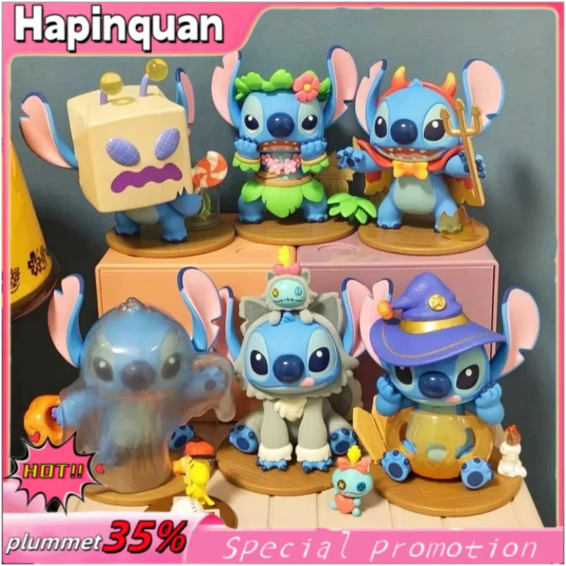 Stitch แปลก Diary Series Mystery กล่องอะนิเมะตัวเลขสะสมน่ารัก Pvc สร้างสรรค์รูปปั้นตุ๊กตาเด็กของขวัญวันเกิด