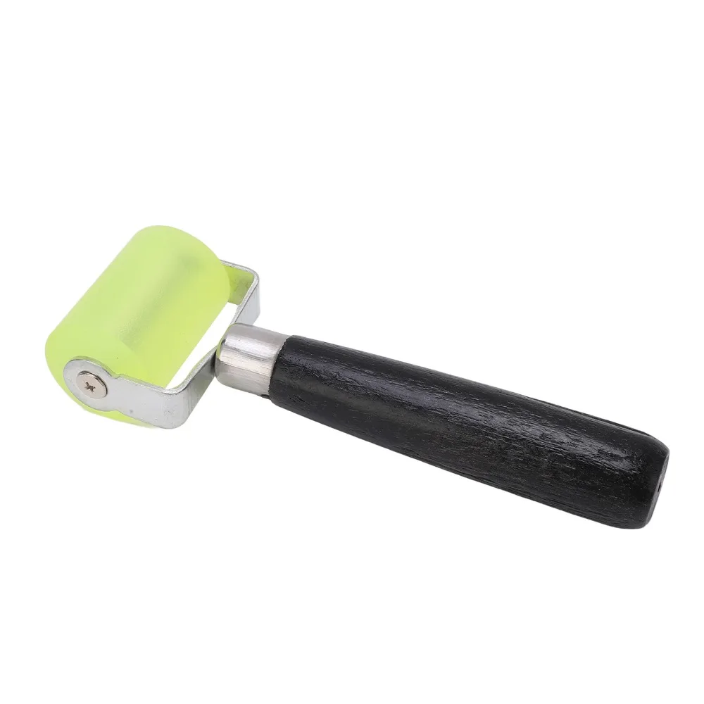 Premium Silicone Sound Deadening Roller Pine Wood Handle With Bearings Soundproof Deadener Tool Noise Dampening Roller