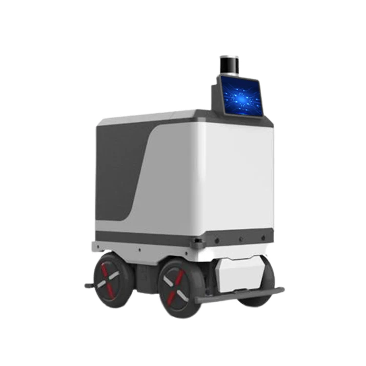 Autonomous navigation ugv vending robot car chassis  indoor and Outdoor  Distribution robot  Automatic delivery robot