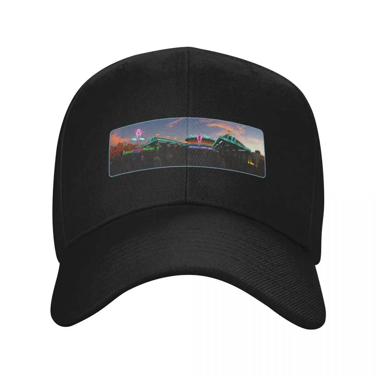 

V8 Cafe - Sunset Photograph Baseball Cap Luxury Man Hat Golf custom Hat Golf Wear Men Women's