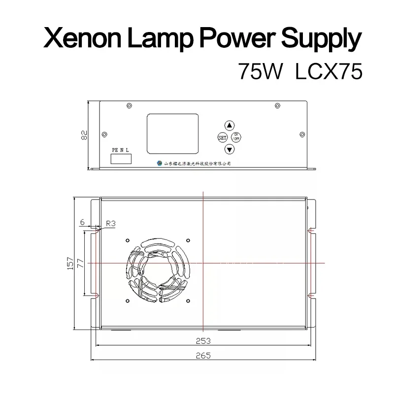 Catu daya produsen 450w lampu xenon medis suplai daya LCX450 busur pendek bola sumber lampu xenon kontinyu