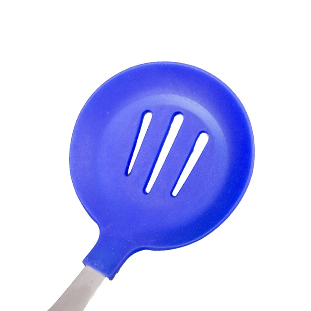 

1Pcs Dishwasher Safe Spaghetti Spoon Stainless Steel Silicone Design Non Stick Pan Friendly Cooking Utensils Kitchen Tools Set