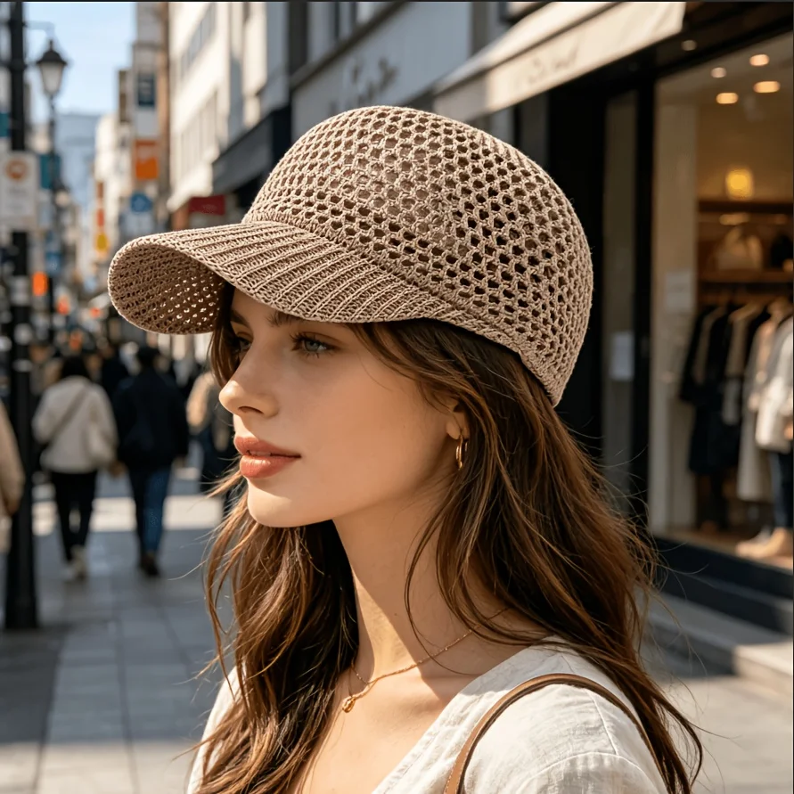 Unisex Adjustable Breathable Mesh Hat Outdoor Fishing Hiking Baseball Cap  Suitable for Beach Outings Festival Celebrations