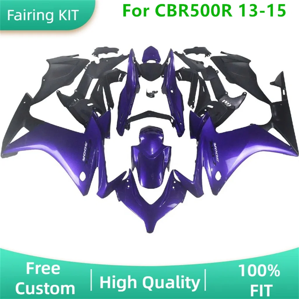 Free Custom Motorcycle Fairing Kit for HONDA CBR 500R 13 14 15 CBR500R 2013 2014 2015 Body Rebuild Street Sport Bodywork Parts