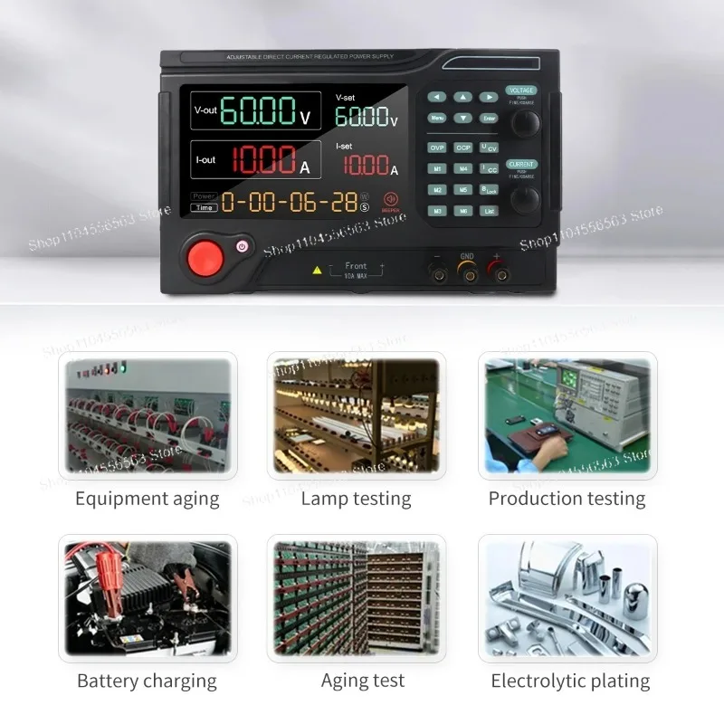 High Precision Programmable Adjustable AC DC Power Supply Wide Voltage Regulator For Laboratory Electronic Test And Repair