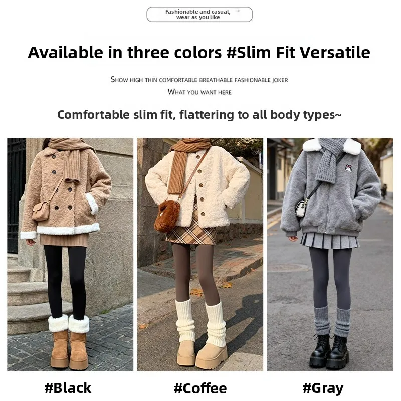 Women's Fce Lined arkskin Yoga Pants High Waist Nine Length Fitn Tummy Control Butt Lifting Tight Leggings Casual