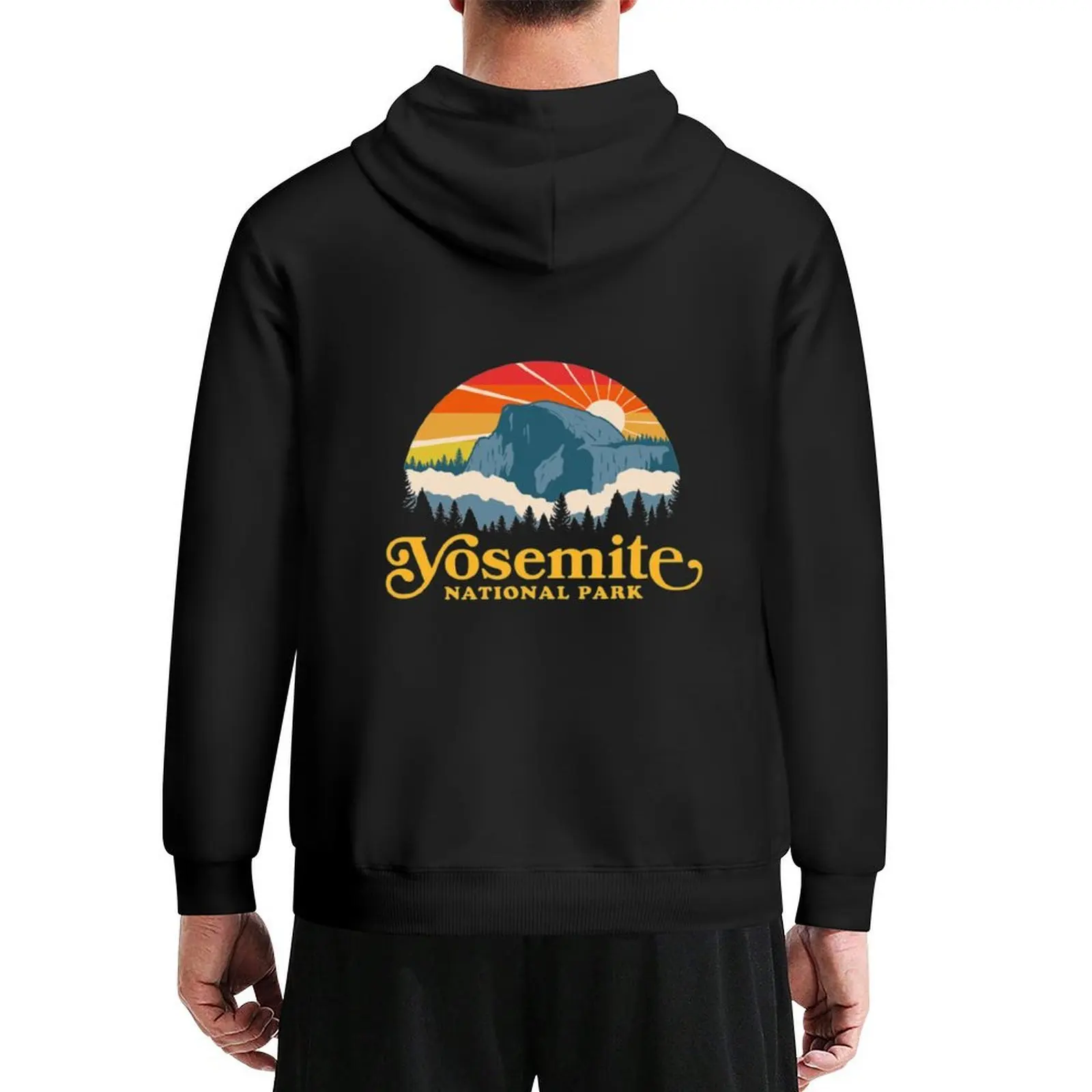 

Yosemite National Park Retro Nature Hiking Tshirt Hoodie autumn clothes blouse fashion men mens designer clothes hoodie for men