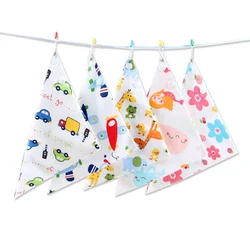 Bandana Bibs Baby Cotton Babador Feeding Smock Infant Triangle Burp Cloths Cartoon Saliva Towel Baby Eating Accessory Baby Stuff