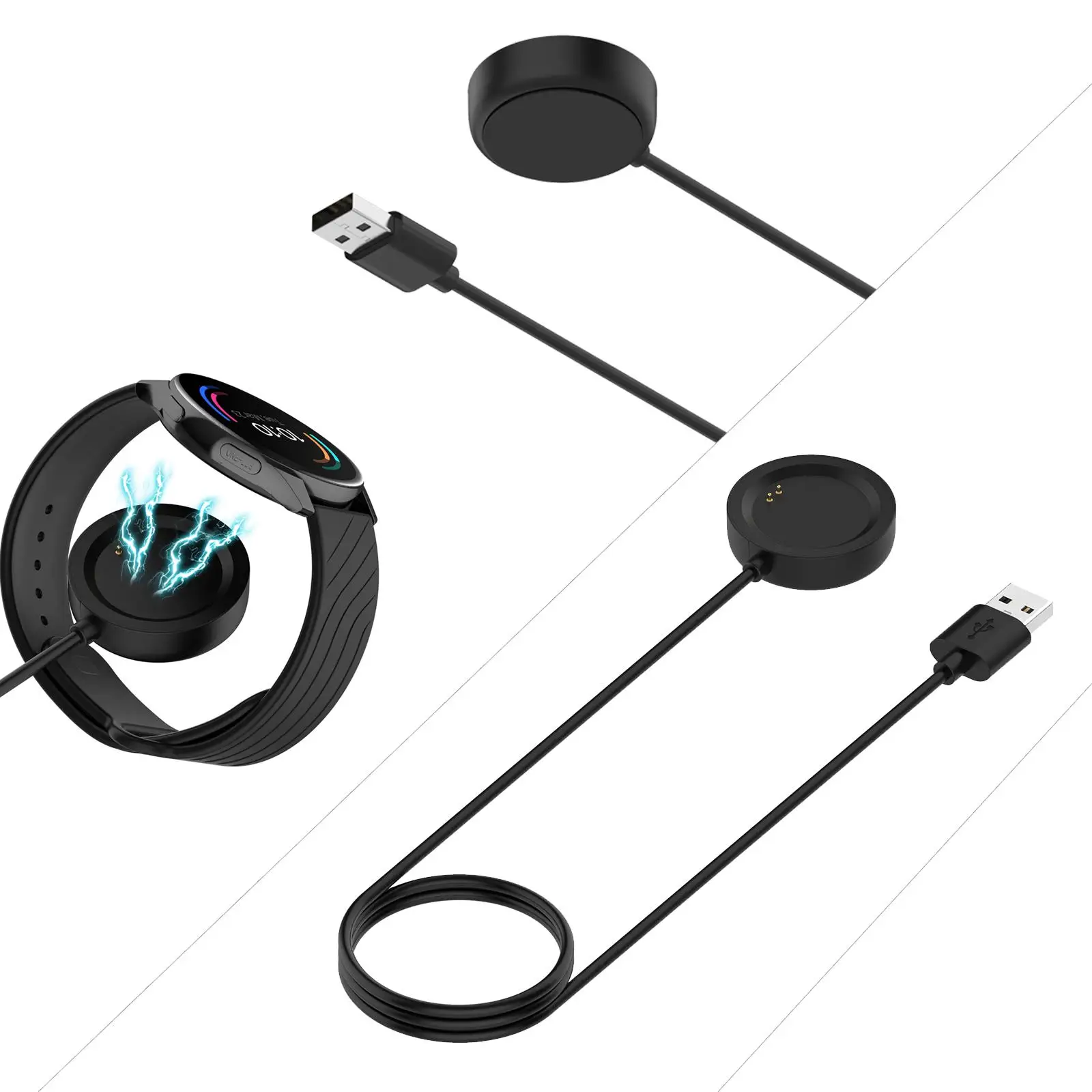 Update Version Wireless Smart Watch Charger Dock Magnetic 3.3ft/1m Charging Cable for Oneplus Accessories