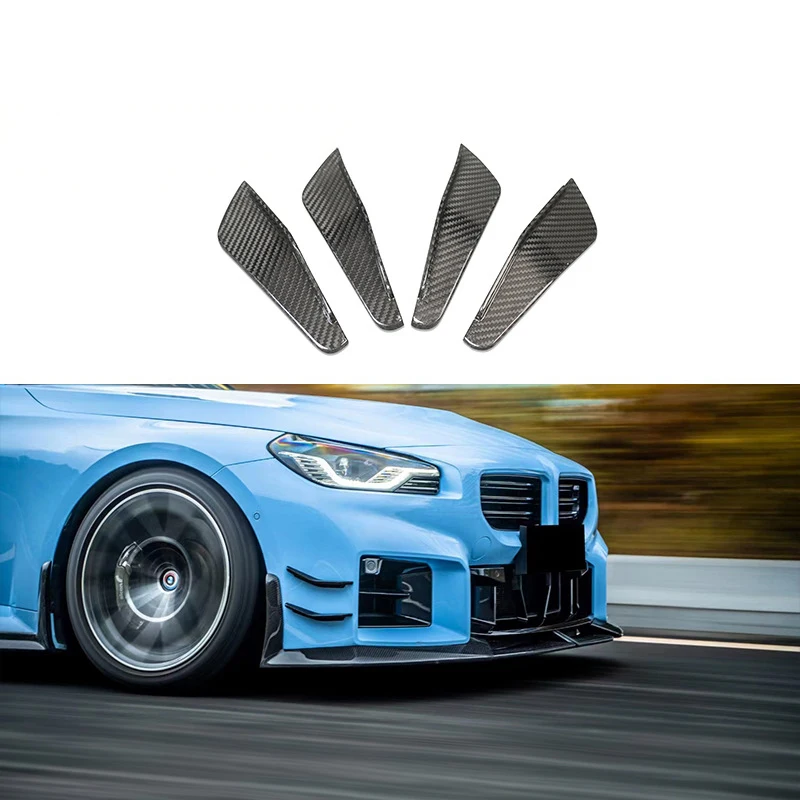 

M2 G87 Carbon Fiber Fibre Front Lip Spoiler Wing Canards Fit For G87 M2 2023