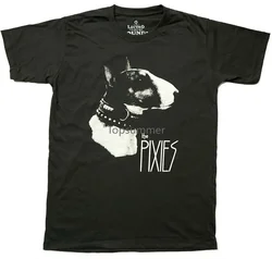 Camiseta de manga corta con estampado divertido de Lectro Men's The Pixies, camisa de banda americana de Rock, Estilo negro, talla grande