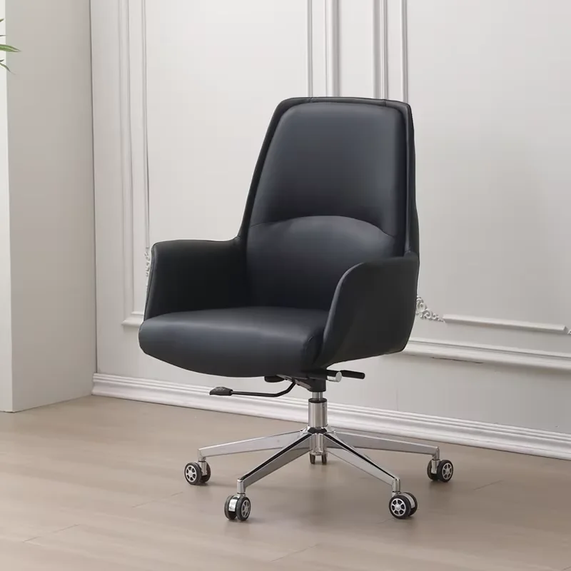 Luxury Modern Office Chair Armrest Support Comfy Rolling Armchair Gaming Chairs Computer Design Sillas Gamer Office Furniture