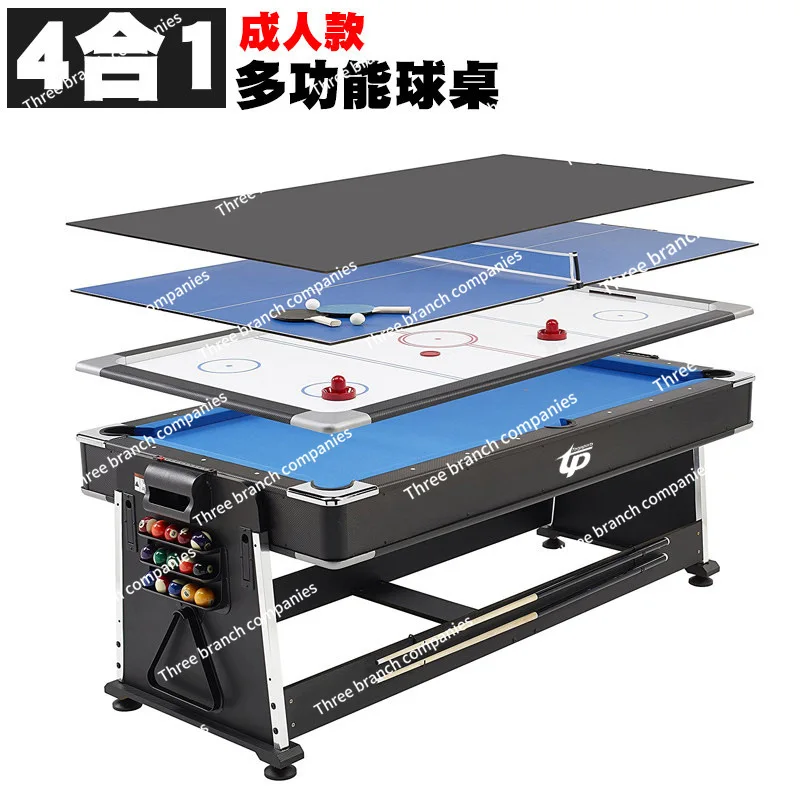 

Multifunctional 4-in-1 Multifunctional Table, Flip Table, Billiard Table/Air Ball, Pool Table 4in1
