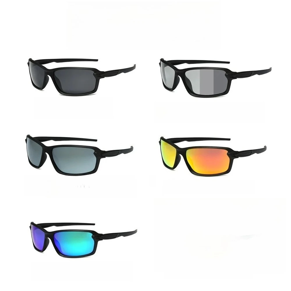 DINRGO Mirror Red Lens Men Sports Sunglasses Polarized Outdoor UV400 Driving Goggles Classic  Shades for Women