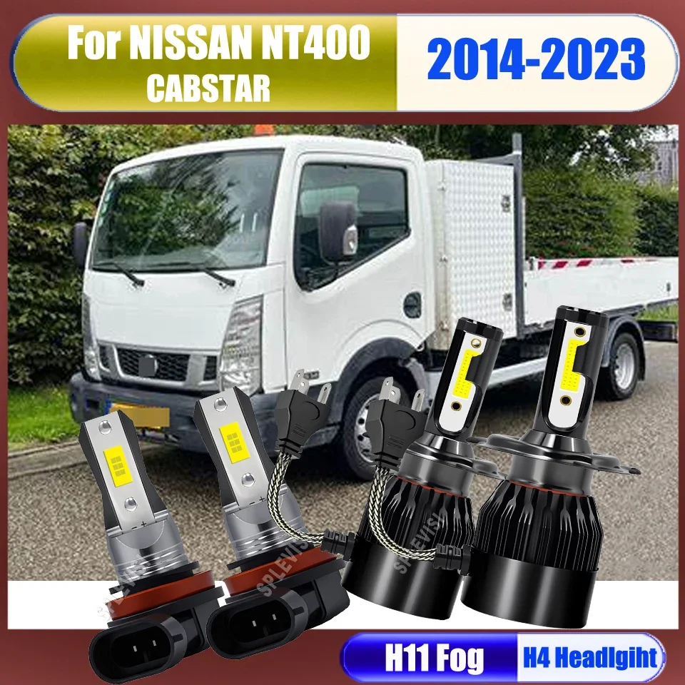 H4 H11 LED Headlight Foglamp Premium Bulb Car Lights For NISSAN NT400 CABSTAR 2014 2015 2016 2017 2018 2019 2020 2021 2022 2023