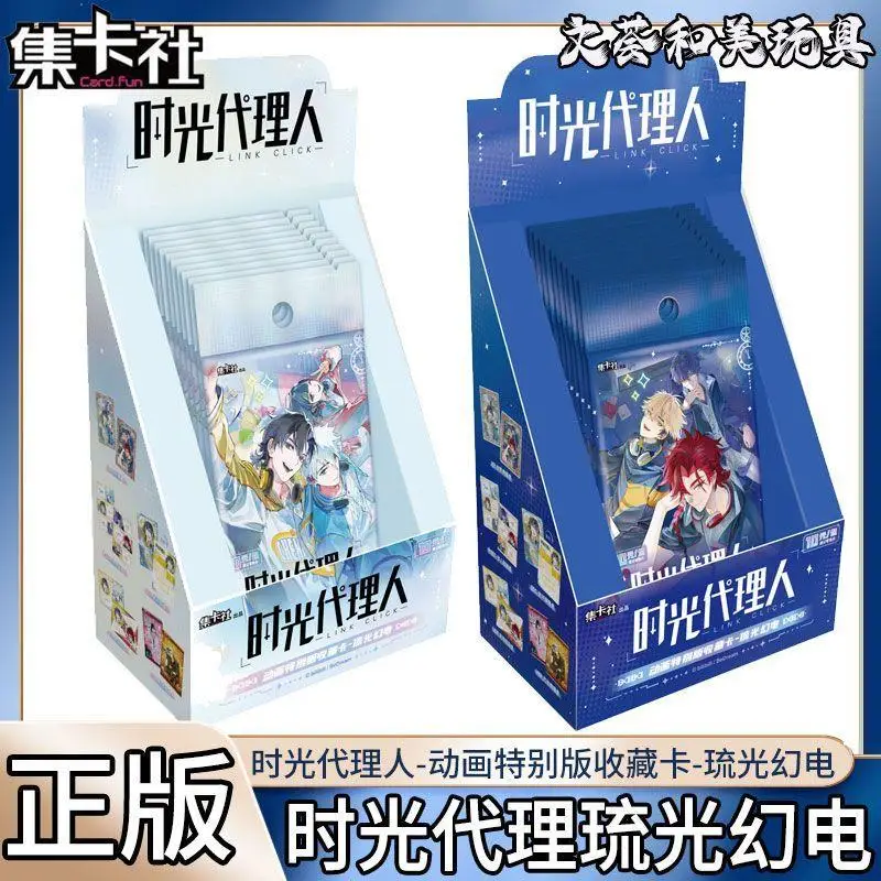 Cardfun Link Click Official Collection Cards Glowing Holographic Anime Character Trading Card Blind Box For Anime Fans