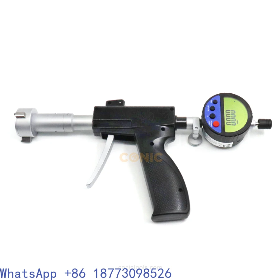 Micrómetro interno de calibre digital de tres puntos con agarre de pistola de 40-50 mm Micrómetro interno de 3 puntos