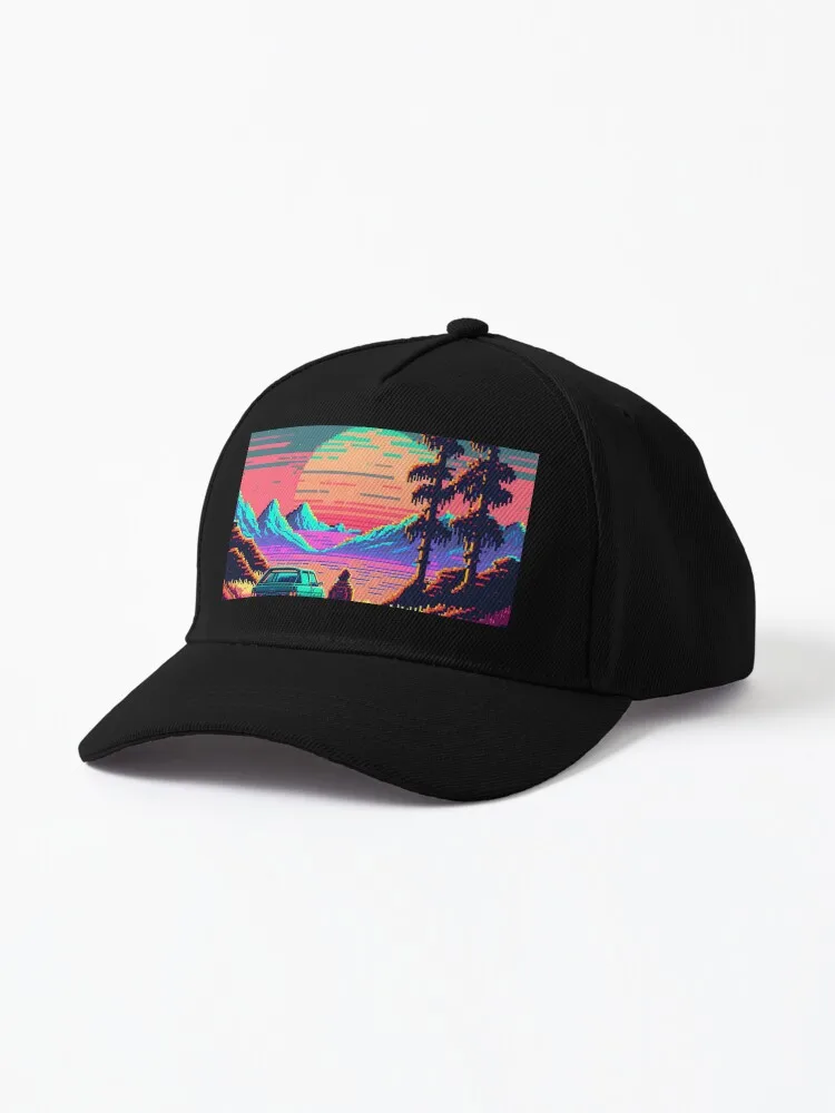 Lofi 80s/90s Retro Design for Gamers Baseball Cap Hat Beach derby hat Horse Hat Luxury Hat Caps Women Men's