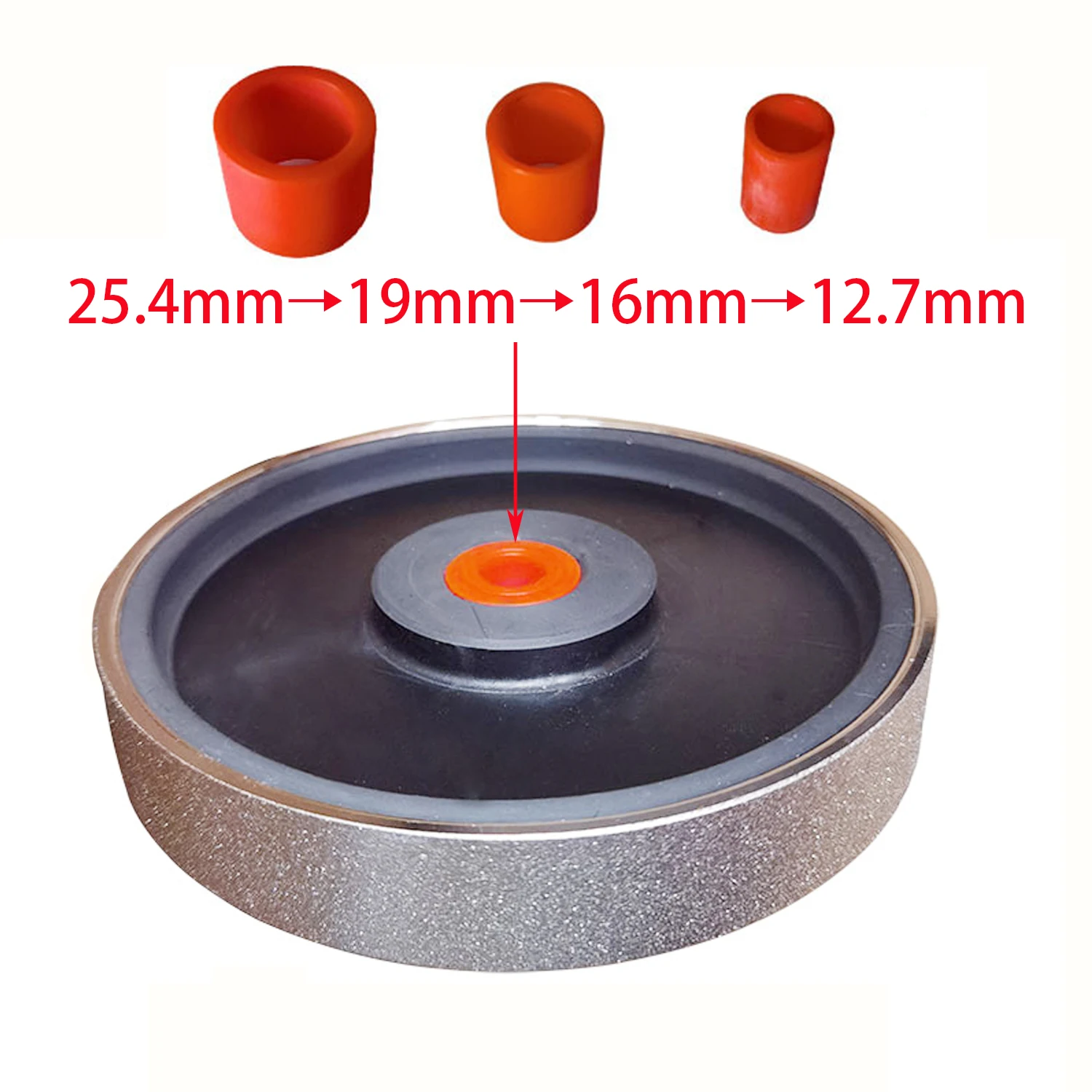 6 นิ้ว Diamond Electroplating Parallel บดล้อหยก Jadeite Amber ขี้ผึ้งดิบหินบดและ Peeling เครื่องมือ 150x25.4x25