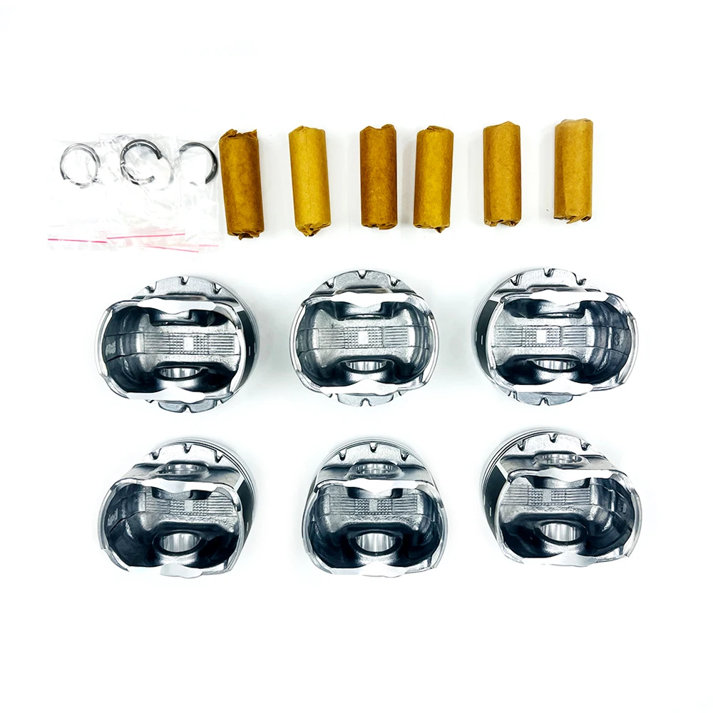 Engine Pistons Set STD OE12585257 For Buick GMC Chevrolet GL8 LZC LZD 3.0L V6 6 Pcs Piston Pin Clip Assembly Kit Car Accessories