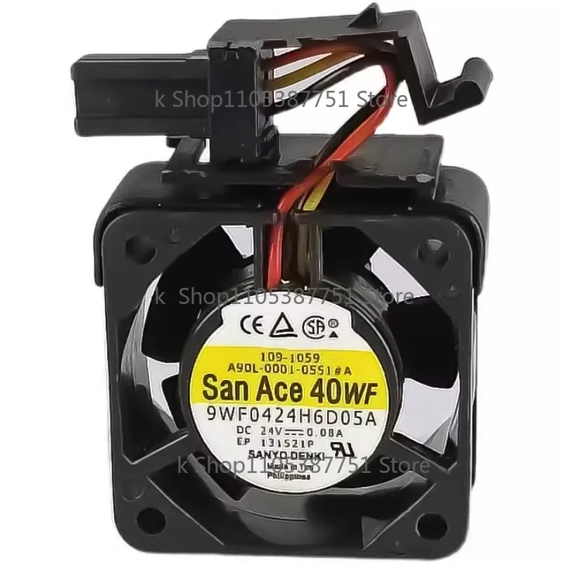 New Cooling Fan for SanAce40WF 9WF0424H6D05A FANUC System Fan DC24V 0.08A Cooler Fan 4020 40x40x20mm