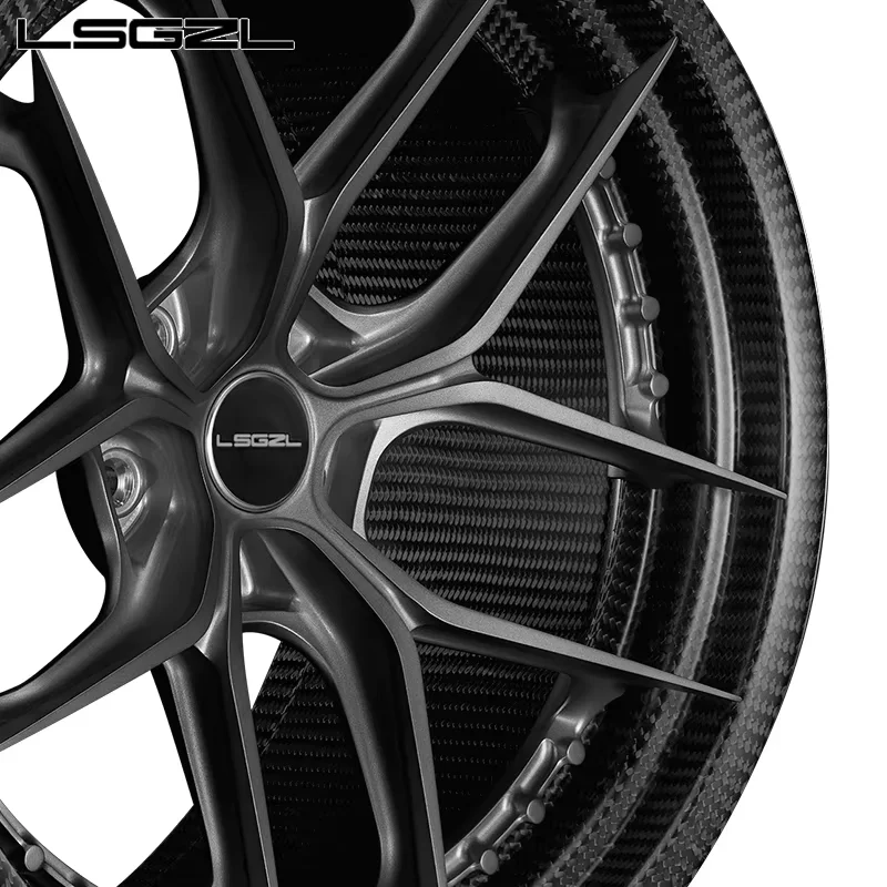 custom luxury forged full carbon fiber car wheel 5x114.3 5x120 5x112 5x130 18 19 20 21 22 23 inch rim for BMW 911 C8 lamborghini