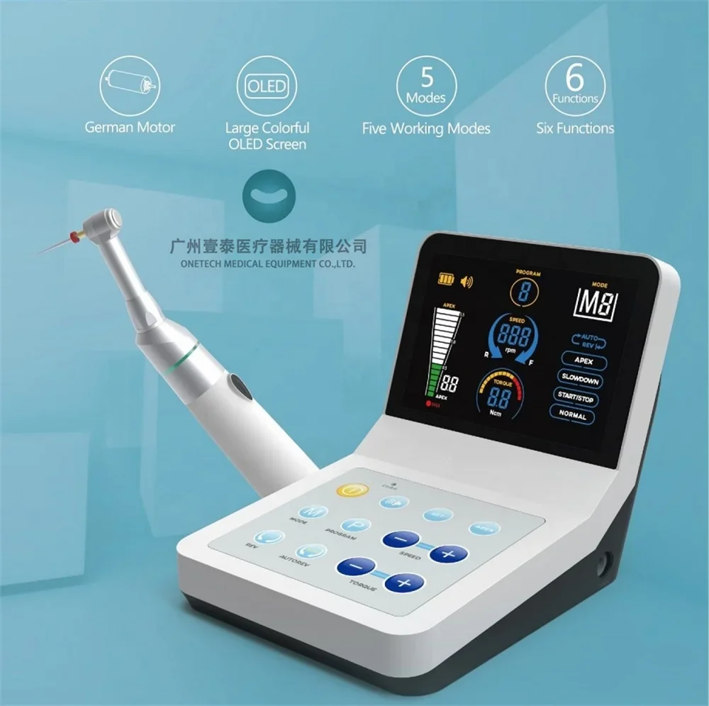 ED-15 3 in 1 Endomotor with Apex Locator dental Best Endo Motor R-smart Plus Colorful OLED Screen