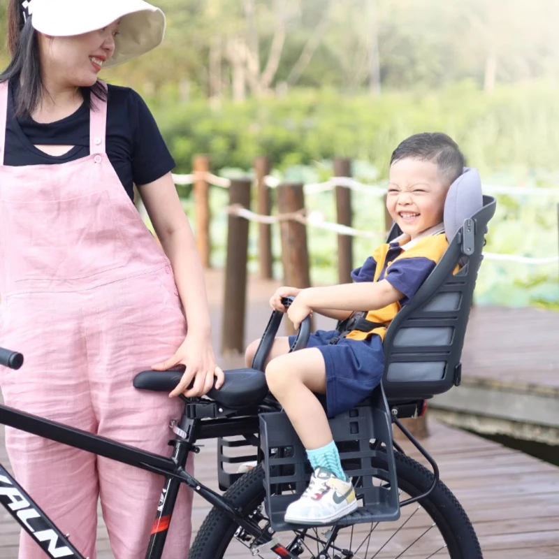 122 Rear-Mounted Bike Seat for Kids - Child Seat for Electric Bikes, Suitable for Various Ages, Durable Bike Carrier.