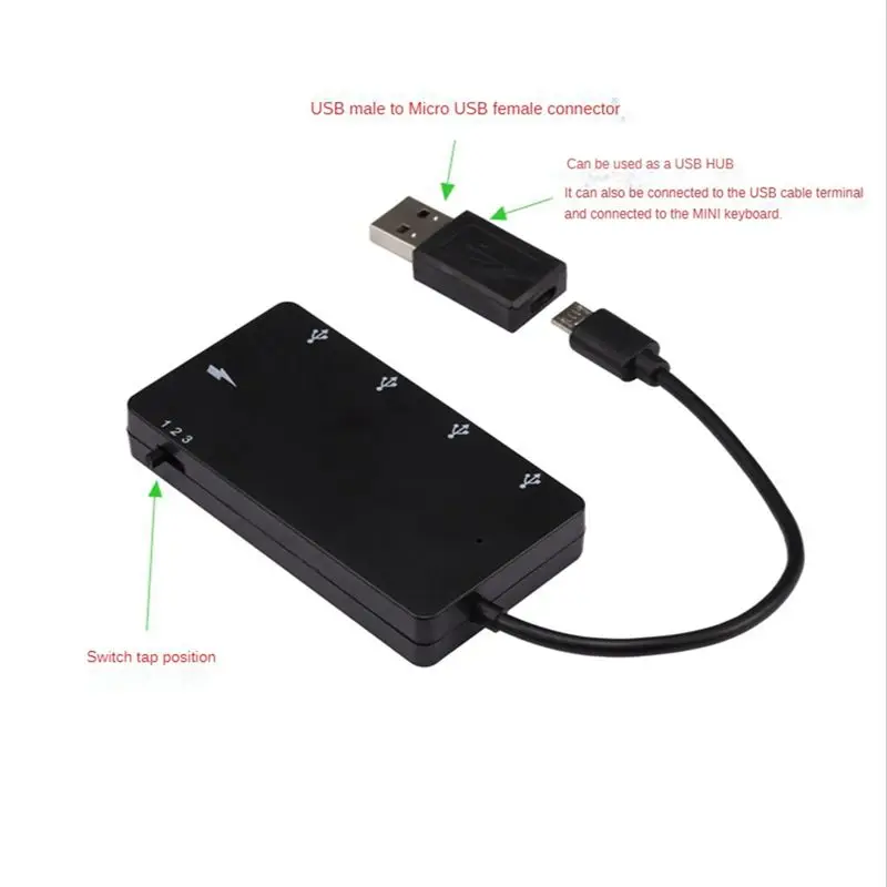Exquisite-1 Set Micro-USB OTG 4 Port Hub Power Charging Adapter Cable Multi-Port Adapter USB Hub For Smartphone Tablet High Spee