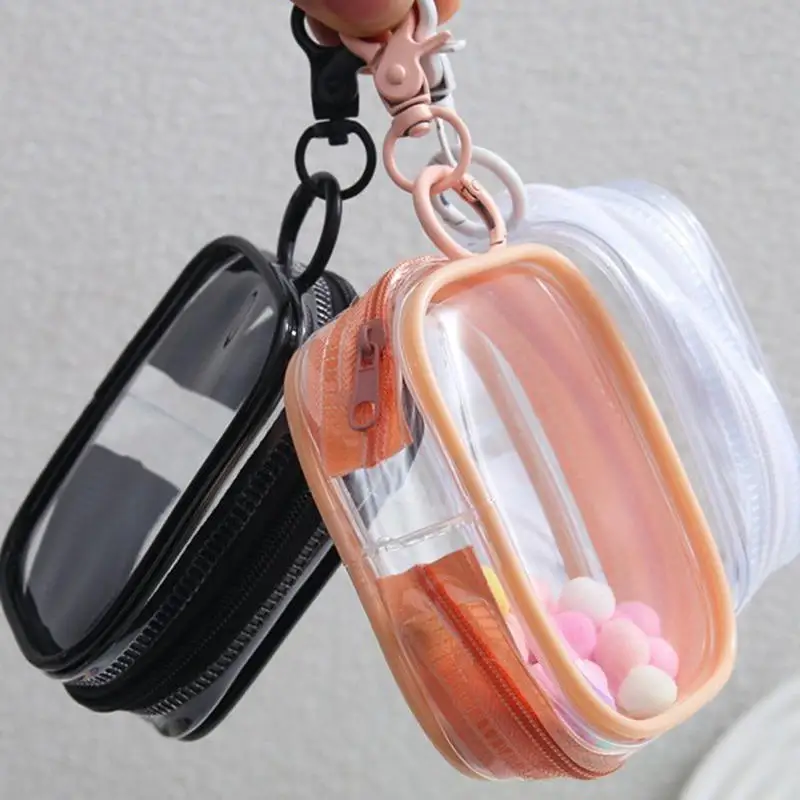Caixa Organizadora de Bonecas Mystery Box, Bolsa de Exibição Quadrada para Bonecas de Pelúcia, Bolsa Transparente para Acessórios de Bonecas Fofas e C