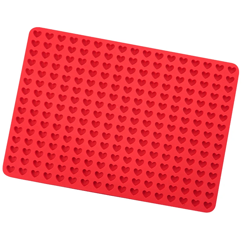 1 قطعة 255 شبكة الحب الخبز حصيرة صغيرة القلب سيليكون قالب DIY بها بنفسك آيس كيوب صينية كعكة تزيين الخبز حصيرة البسكويت الطبخ حصيرة #6