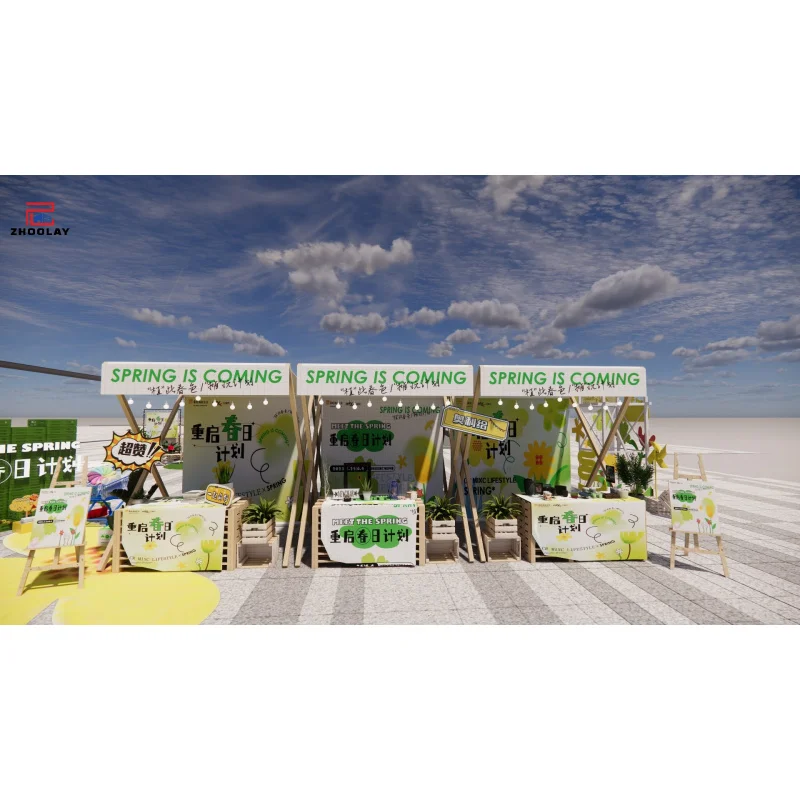 custom.Up Shop Minimalist Style Commercial Booth Stand Event Stall Mobile Store