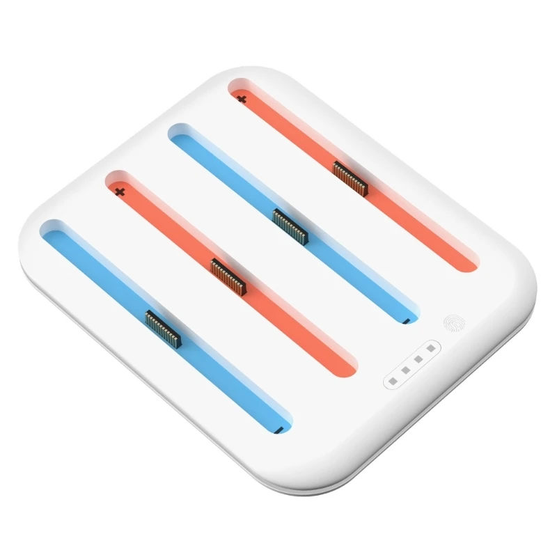 Q5WA Charging Base Rack para controladores simultâneos 4 distribuição corrente inteligente e iluminação