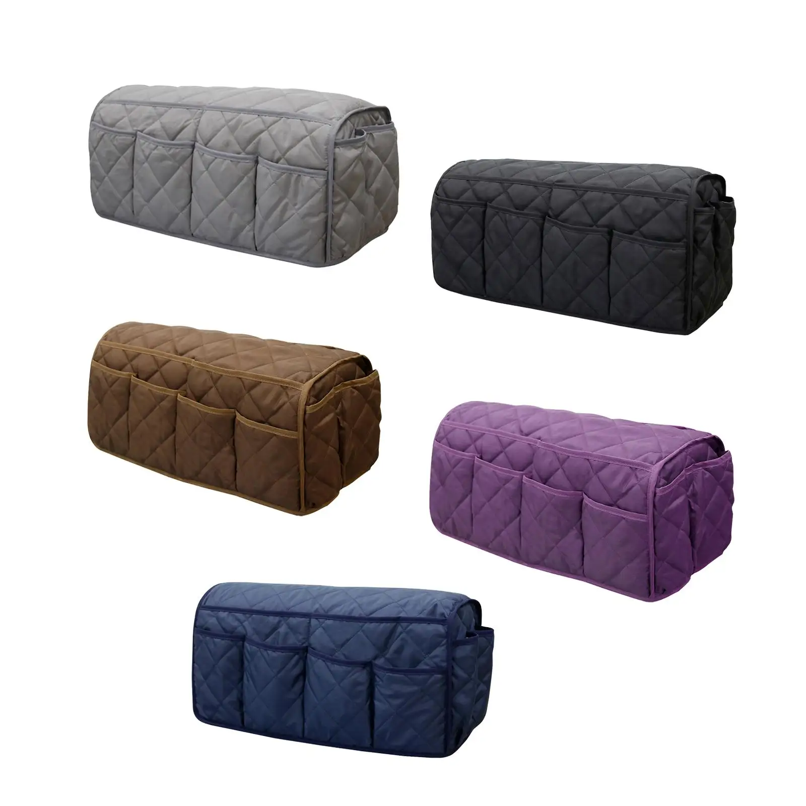 Sofa Armrest Organizer recliner Storage Bag Couch Armrest Caddy for Living Room Magazines Keys