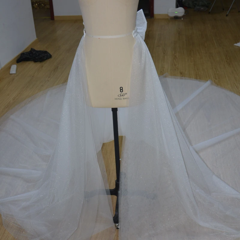 Gonna staccabile da sposa-treno, gonna in Tulle da sposa abito da sposa treno staccabile personalizzato