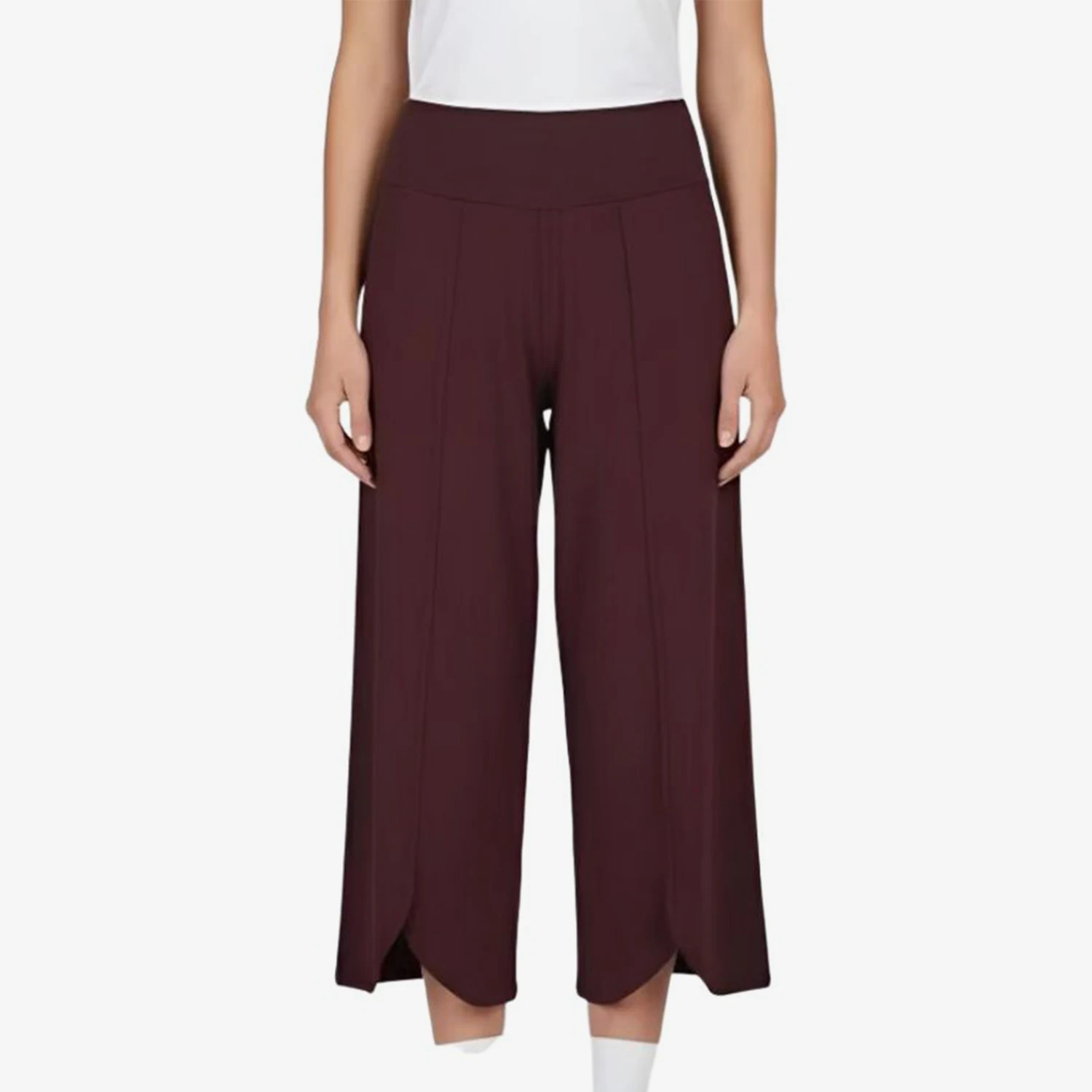 Nike Authentic S New Women's Wine Red Lightweight, Free and Fast Drying Wide Leg Pants IH8593-652