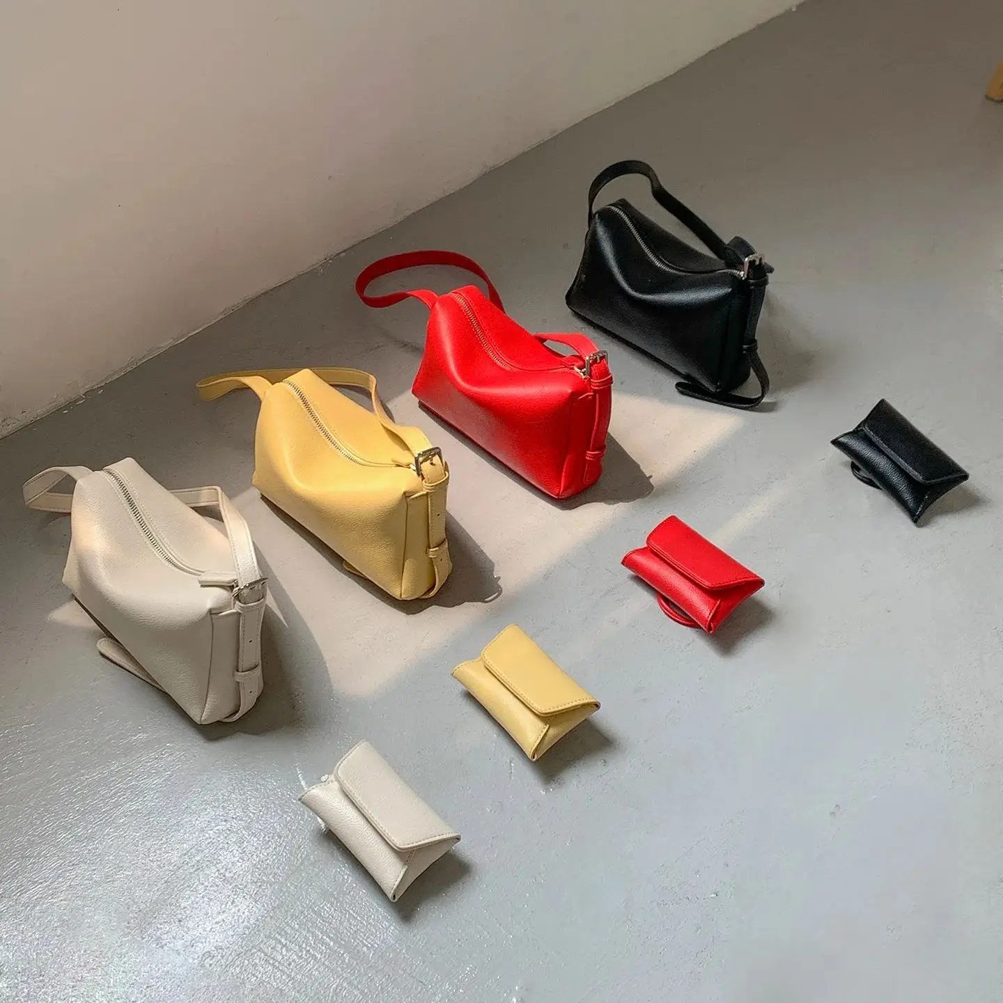 الكورية نمط الراقية الجلود الناعمة حقيبة مربعة عصرية بسيطة متعددة الاستخدامات بولي PU حقيبة كتف حقيبة كروسبودي 2025 صيف جديد حقيبة يد #3