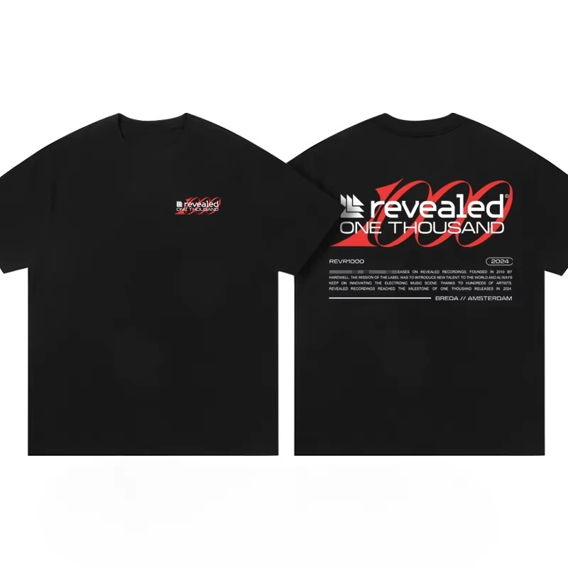 Milestone Anniversary DJ Hardwell Revealed Electronic Music Brand Graphic Tee Cotton Mens Womens T-Shirt Y2K Streetwear