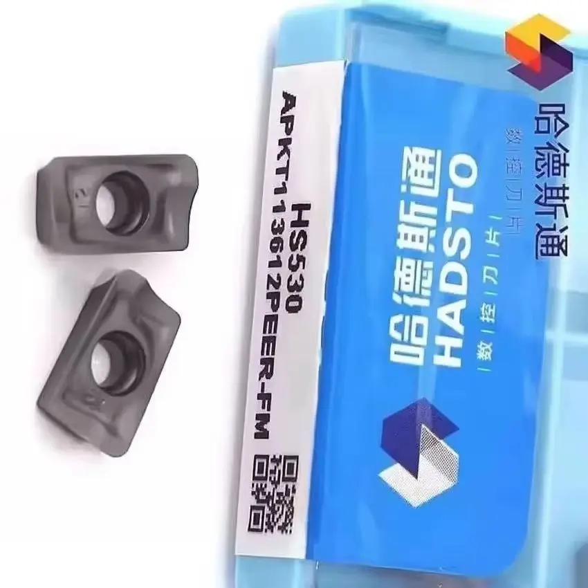 

APKT113612PEER-FM HS530 APKT113612PEER HADSTO CNC blade carbide inserts Milling inserts 10pcs/box