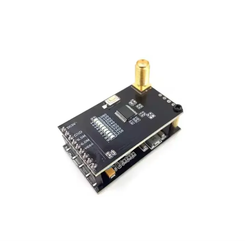 FPV 1.2G 1.3G FPV VRX 9 Channels (1050MHz to 1380MHz) Video Analog Receiver with AV Out for RC Drone Goggles Monitor FPV Goggles