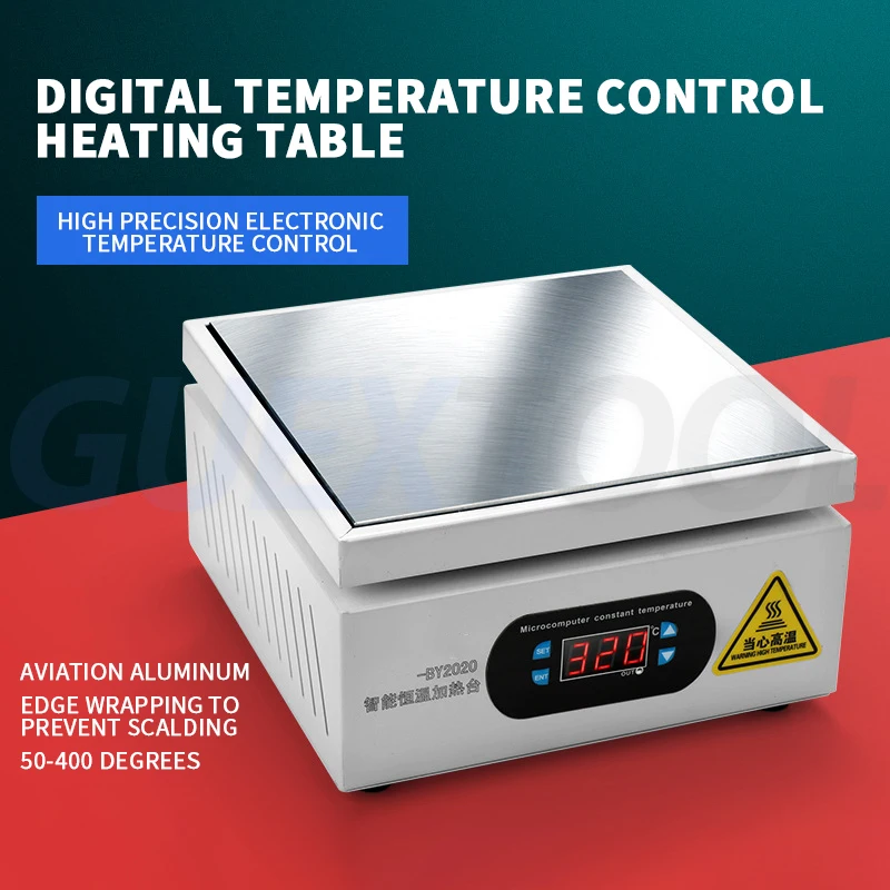 Preheating Platform Film Pressing Machine Digital Display Heating Platform Electronic Hot Plate Maintenance Heating Station