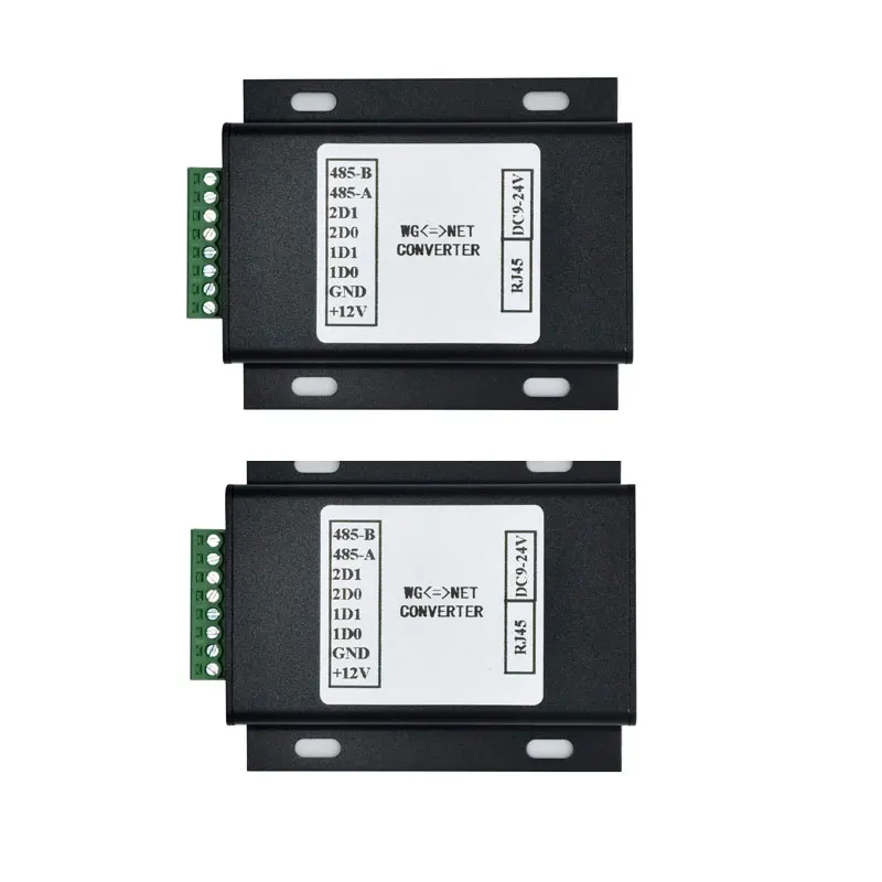 1pair WG To TCP/IP Converter / Wiegand Signal Extender / Auto Recognizes All WG Formats Use Long Distance Access  Reader