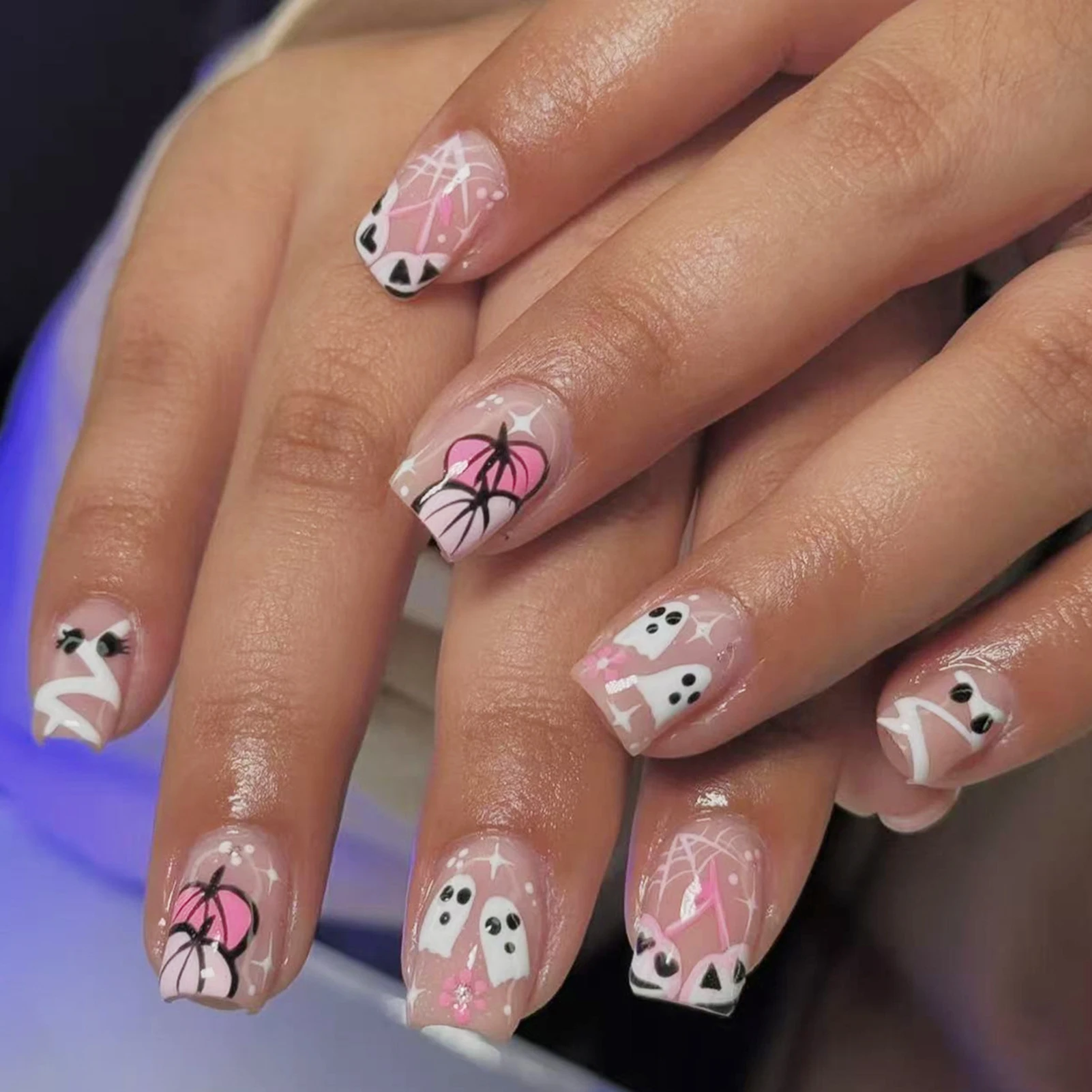 Unhas Postiças com Tema de Hal - Nail Art Full Design avaliação e preço