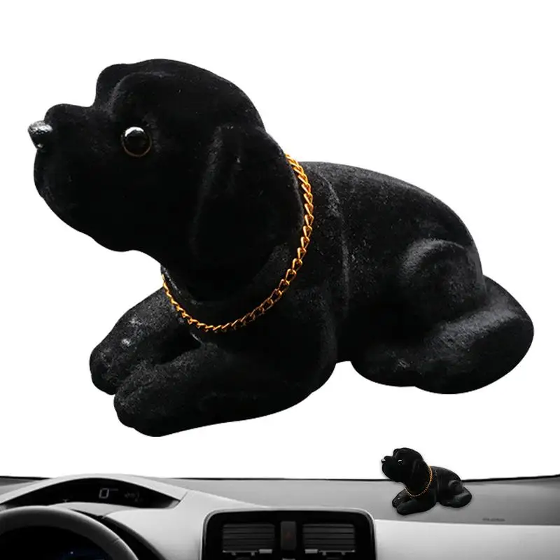 Dog Shaking Dashboard Ornaments Labrador Bobblehead Decoration Resin Desktop Ornament Decorative Statue For Vehicle Desk