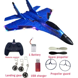 Hot Tk RC Plane Mikoyan Fighter SU Airplane Model Foam Electric Remote Control planes Toys For Adults Boys Kids Aircraft Glider