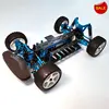 タミヤさくらTT02B TT02 TT01 D5 D5S TRF416 1:10 4WD RCカーカーボンファイバーフレームアル合金DIYモデルドリフトレーシングアップグレードパーツキット 1