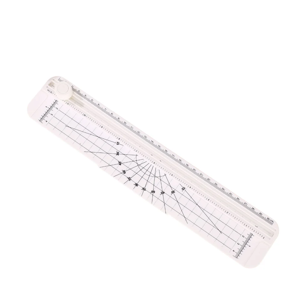 

Manual Cutting Paper Cutter Durable Plastic Portable Paper Trimmer Smooth Precision Sliding Sliding Trimmer Household Supplies