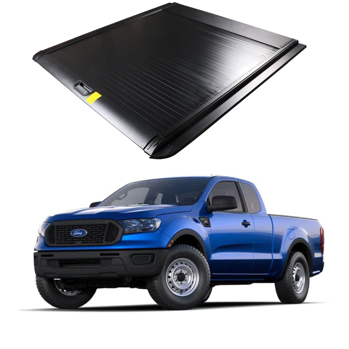 

Tonneau Pickup Truck Accessories Roller Shutter 4x4 Cover Roller Lid for 5.5ft Bed Ford RangerTruck Bed Cover